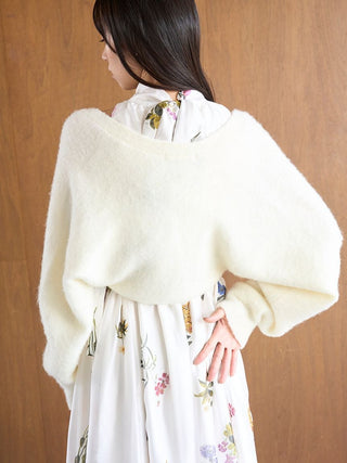 Sustainable Flower Motif Dress × Bolero Set