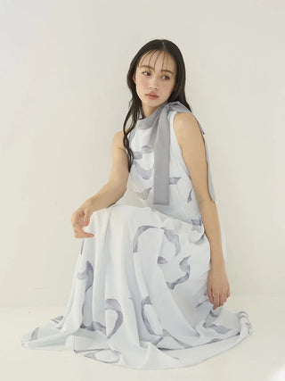 Ribbon Detail Cardigan Set Dress