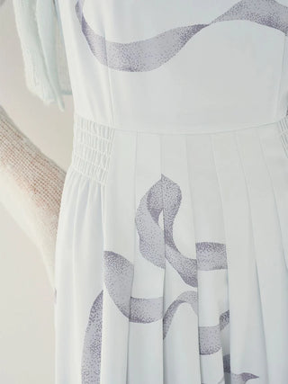 Ribbon Detail Cardigan Set Dress