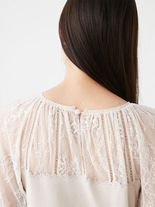 Lace Docking Knit Top