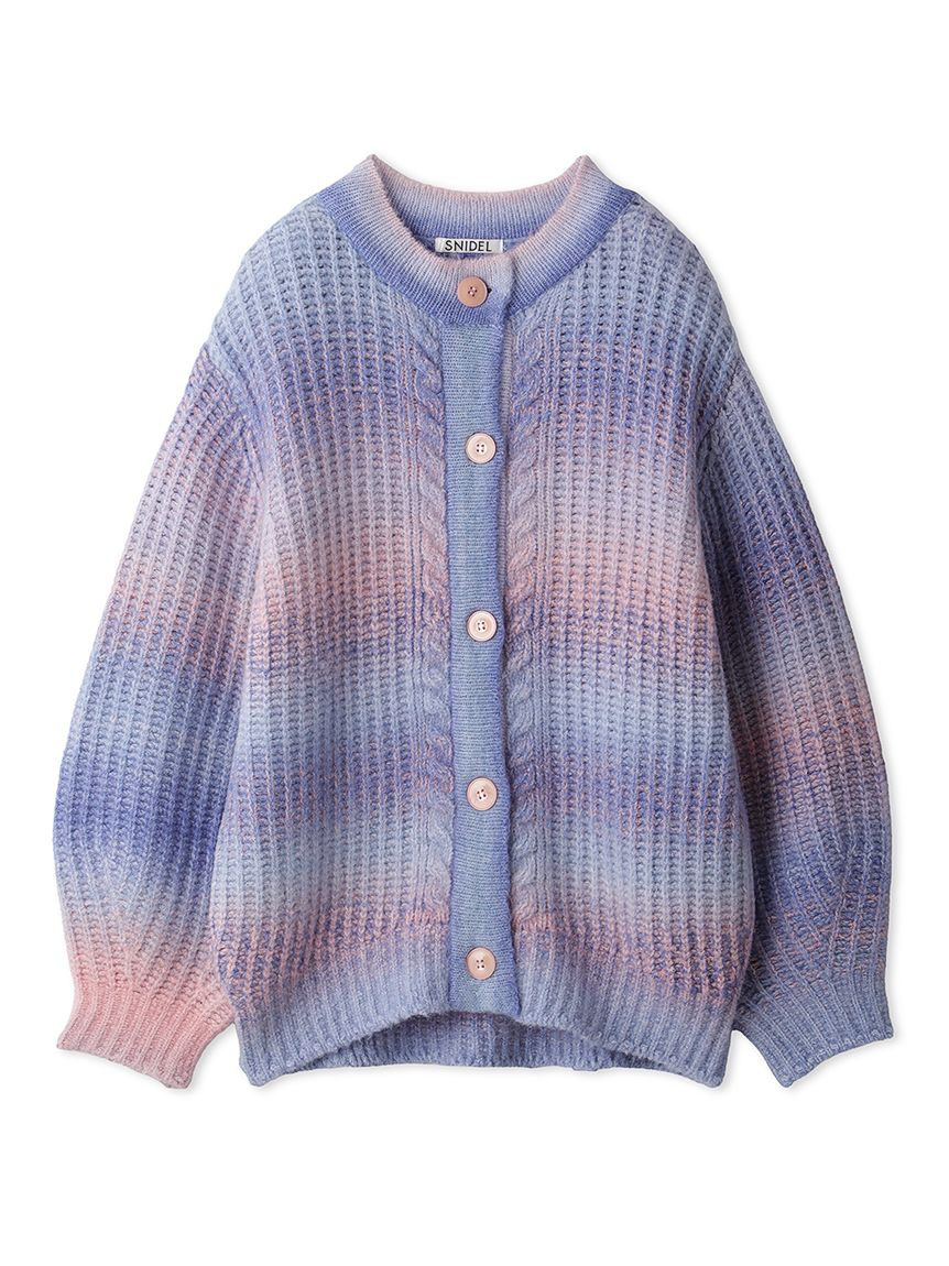 ブティック melt the lady gradation net cardigan