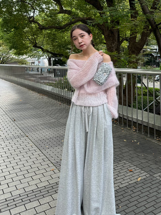 【Coming Soon】 Mohair Sheer Knit Pullover