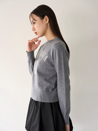 【Coming Soon!】Emblem Jacquard Knit Pullover