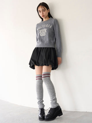 Emblem Jacquard Knit Pullover