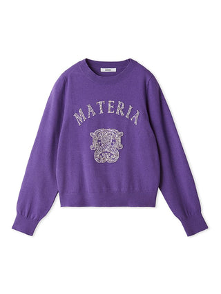 【Coming Soon!】Emblem Jacquard Knit Pullover