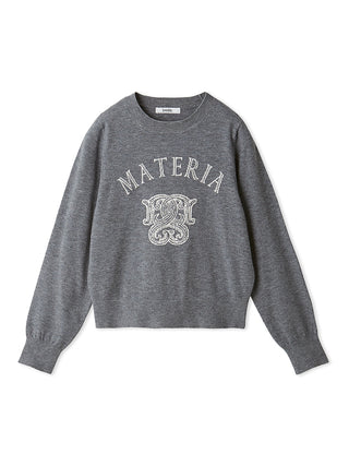 【Coming Soon!】Emblem Jacquard Knit Pullover