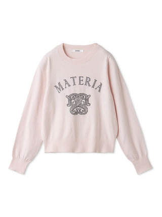 Emblem Jacquard Knit Pullover