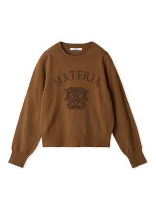 Emblem Jacquard Knit Pullover