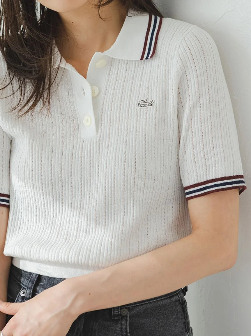 LACOSTE Polo Knit – SNIDEL LACOSTE Polo Knit – SNIDEL