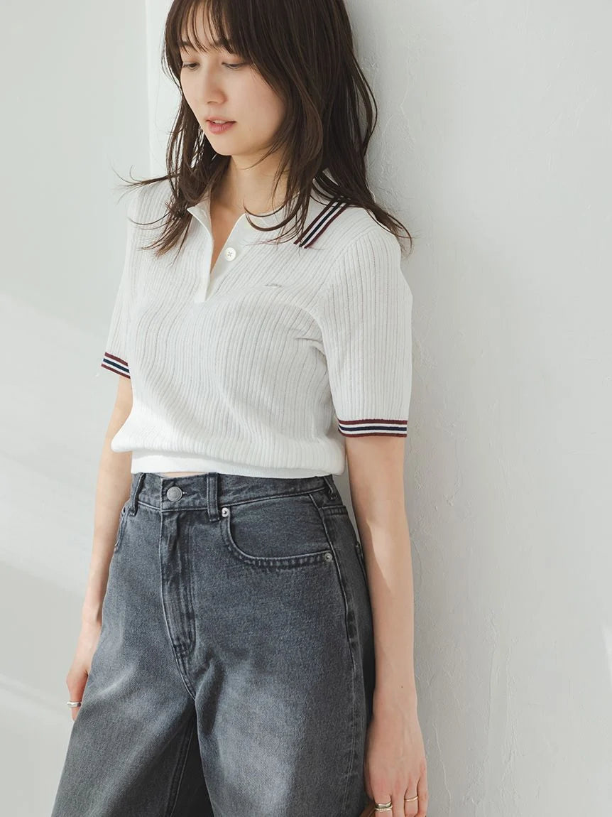LACOSTE Polo Knit – SNIDEL LACOSTE Polo Knit – SNIDEL