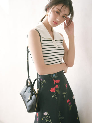 Sustainable Knit Pullover with Collar