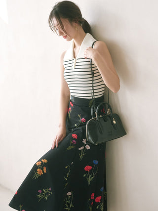 Sustainable Knit Pullover with Collar