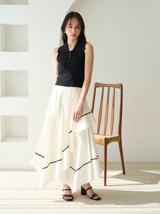 Sustainable Knit Pullover with Collar