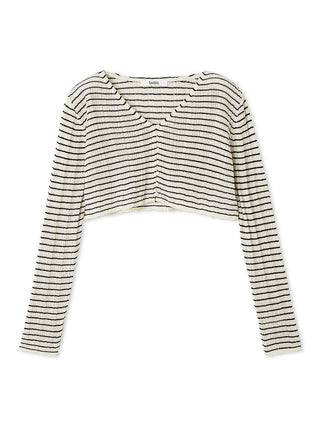 Ribbed Sheer Cardigan