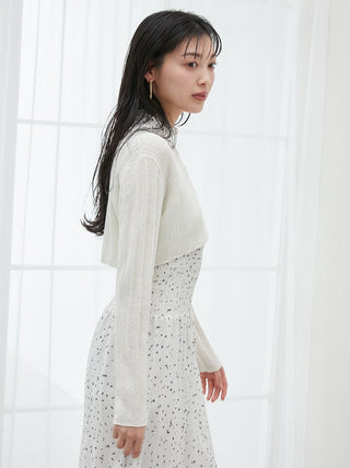 Ribbed Sheer Cardigan