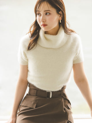 Fox Fur Turtle Pullover