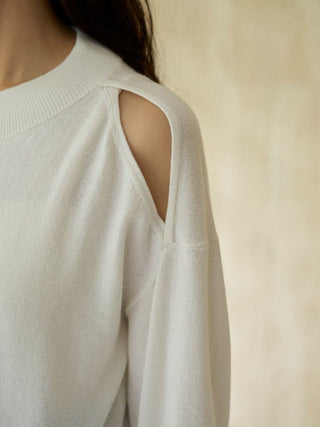 Cold Shoulder Knit Pullover
