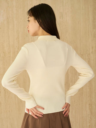 Half-Zip Polo Knit Pullover