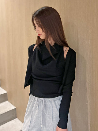 Sleeveless Knit Set