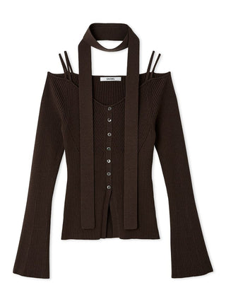 Knit Pullover with Tie