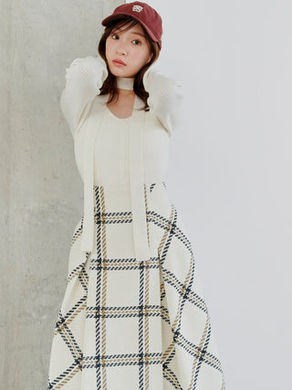 Knit Pullover with Tie