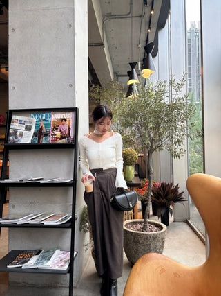 Knit Pullover with Tie