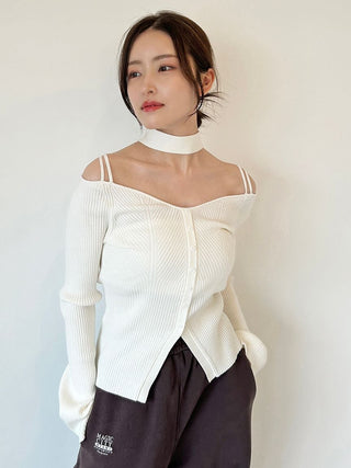 Knit Pullover with Tie
