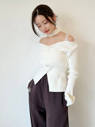 Knit Pullover with Tie