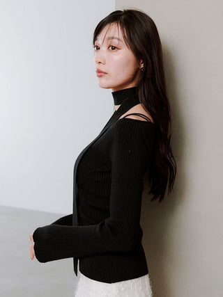 Knit Pullover with Tie