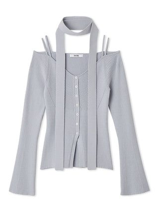 Knit Pullover with Tie