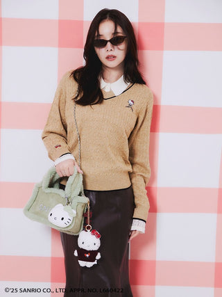 [HELLO KITTY]Cable Pullover