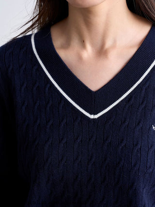 [HELLO KITTY]Cable Pullover