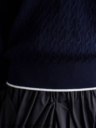 [HELLO KITTY]Cable Pullover