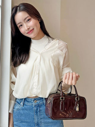 Sustainable Sheer Shirt Docking Pullover