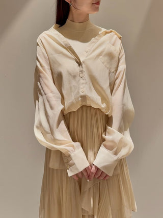 Sustainable Sheer Shirt Docking Pullover