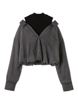 Sustainable Sheer Shirt Docking Pullover