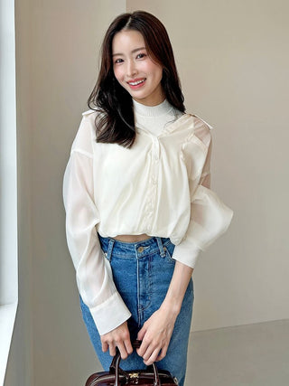 Sustainable Sheer Shirt Docking Pullover