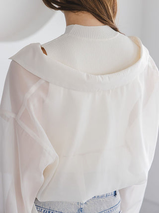 Sustainable Sheer Shirt Docking Pullover