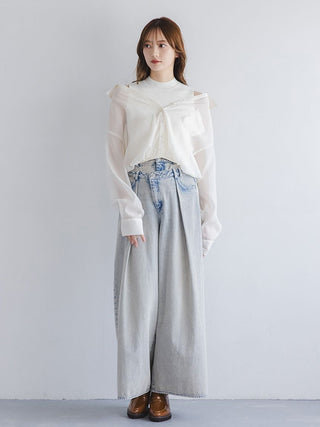 Sustainable Sheer Shirt Docking Pullover