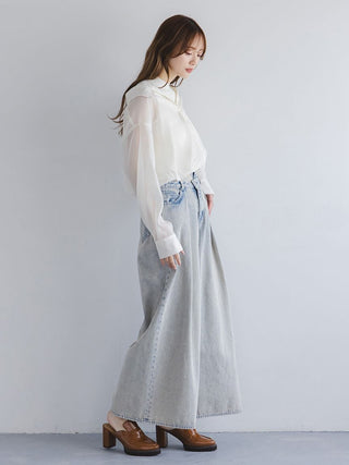 Sustainable Sheer Shirt Docking Pullover