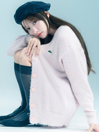 LACOSTE Lame Knit Cardigan