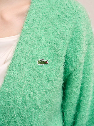 LACOSTE Lame Knit Cardigan