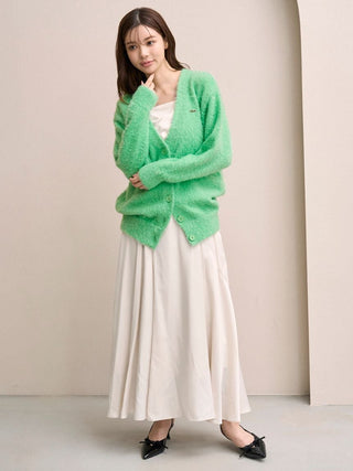 LACOSTE Lame Knit Cardigan