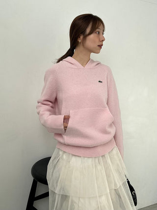 LACOSTE Knit Hoodie