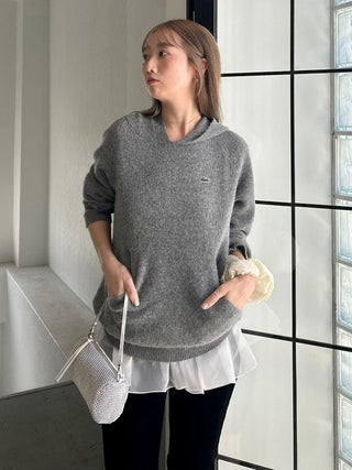 LACOSTE Knit Hoodie