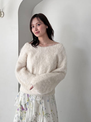 [HIGH QUALITY COLLECTION] Suri Alpaca V-neck pullover