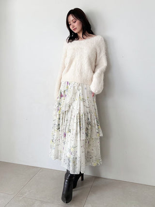 [HIGH QUALITY COLLECTION] Suri Alpaca V-neck pullover