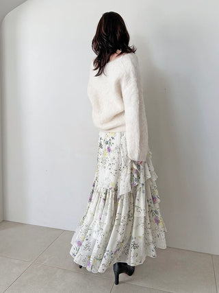 [HIGH QUALITY COLLECTION] Suri Alpaca V-neck pullover