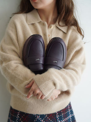 [HIGH QUALITY COLLECTION] Fox Cashmere Knit Polo