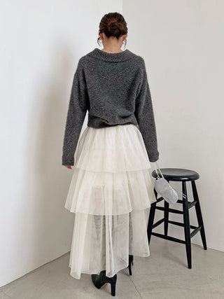 [HIGH QUALITY COLLECTION] Fox Cashmere Knit Polo